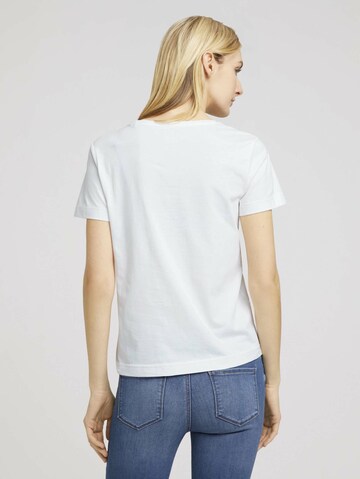 T-shirt TOM TAILOR en blanc