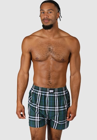 Lousy Livin Boxer shorts 'Check' in Blue