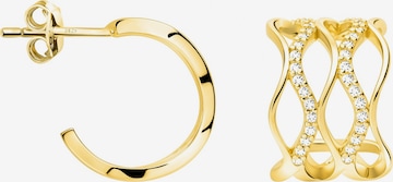 Sofia Milani Earrings 'Wave' in Gold: front