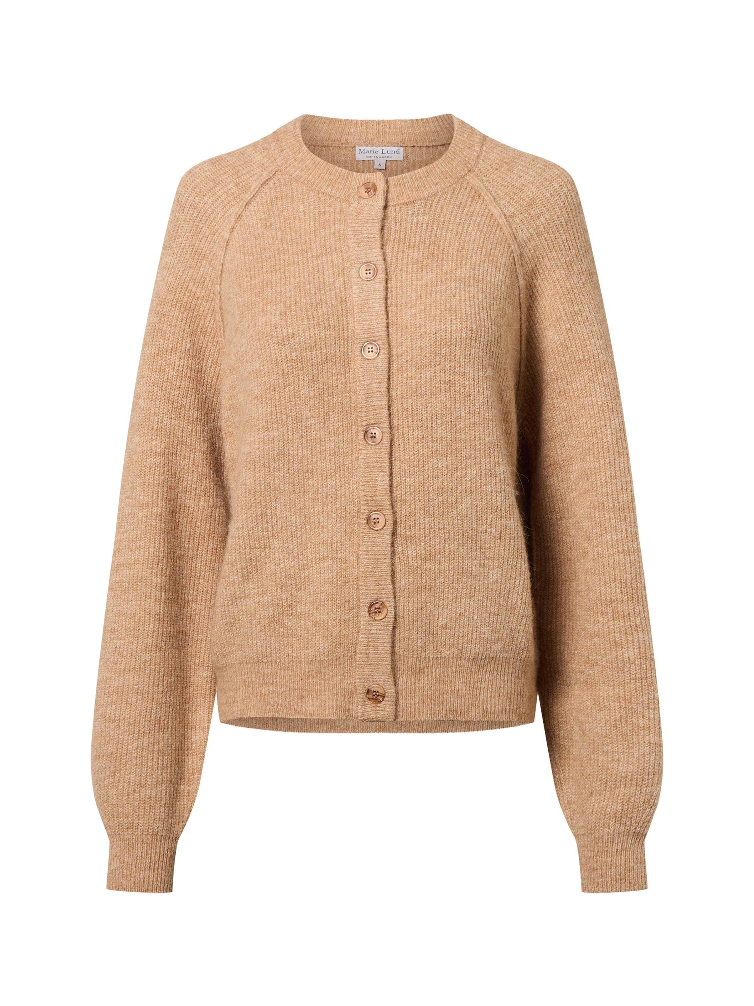 Marie Lund Strickjacke in Beige: Vorderseite