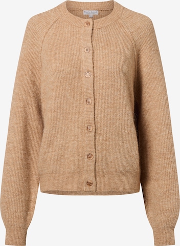 Cardigan Marie Lund en beige : devant
