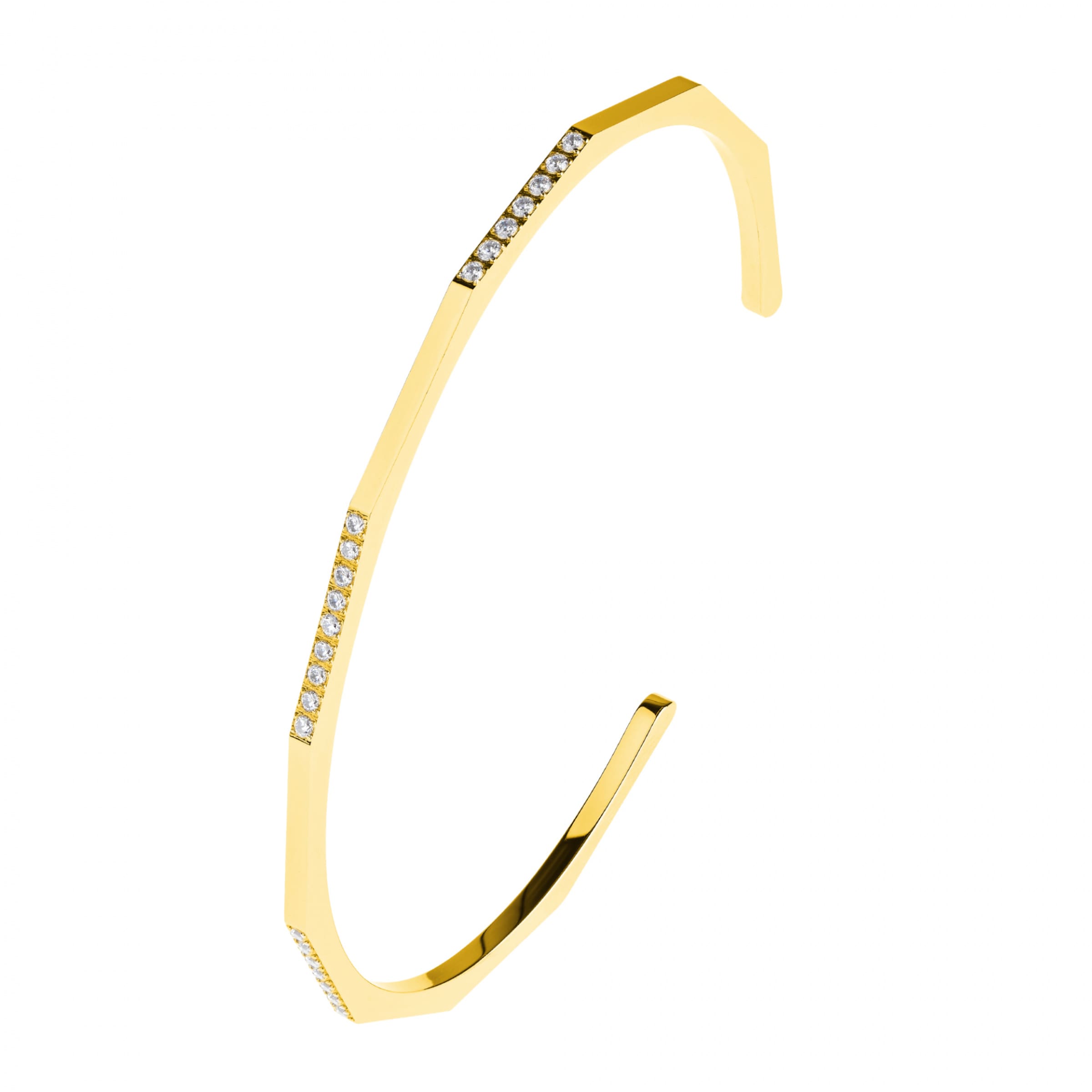 Ernstes Design Armband in Gold: Vorderseite