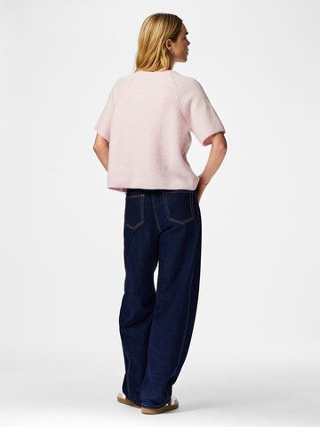 PIECES Cardigan 'PCMalou' i pink