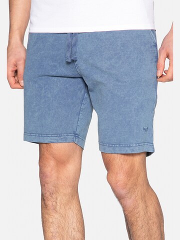 Threadbare Regular Trousers 'Storm' in Blue