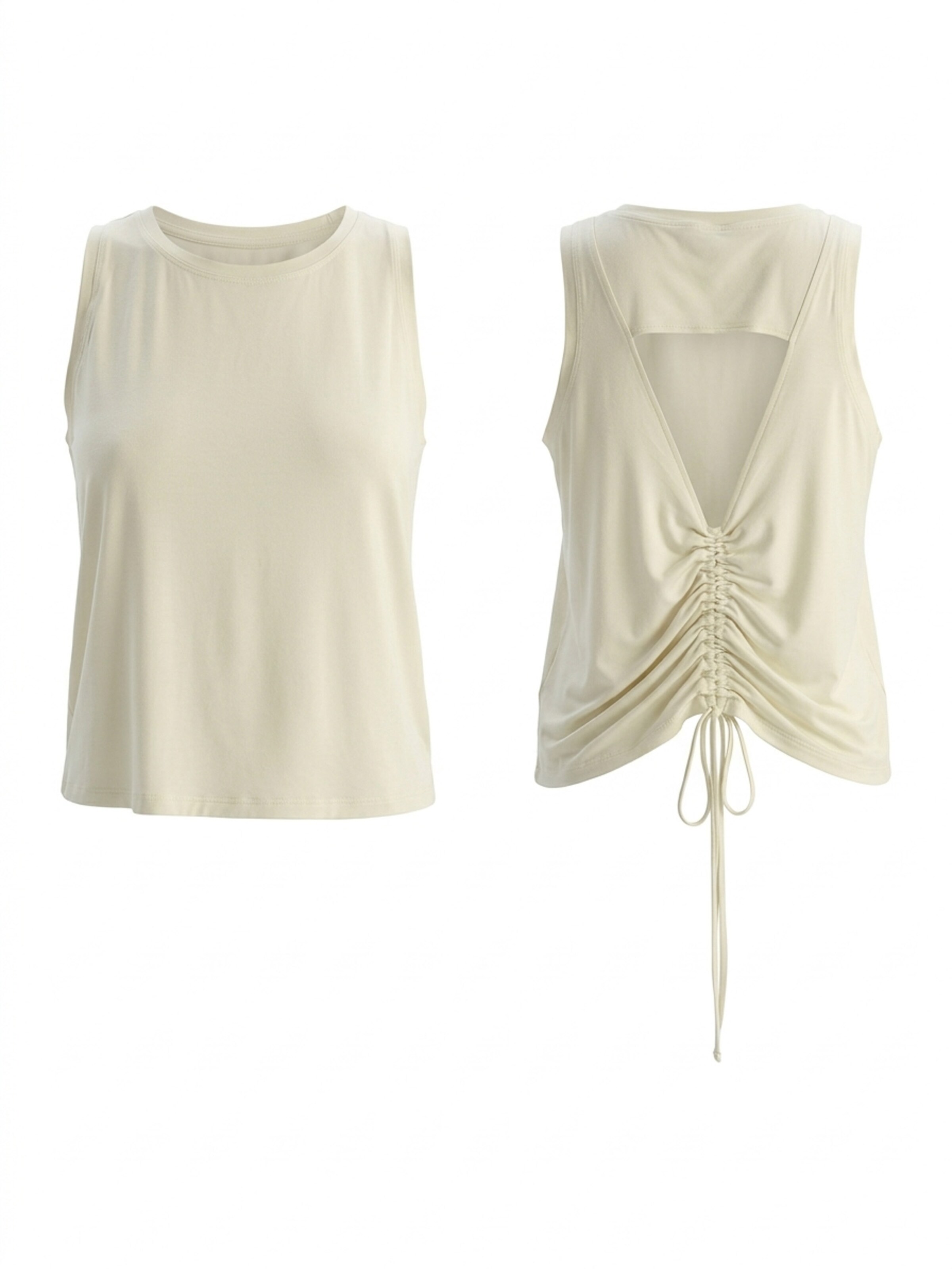 Dagi - Top en beige: frente
