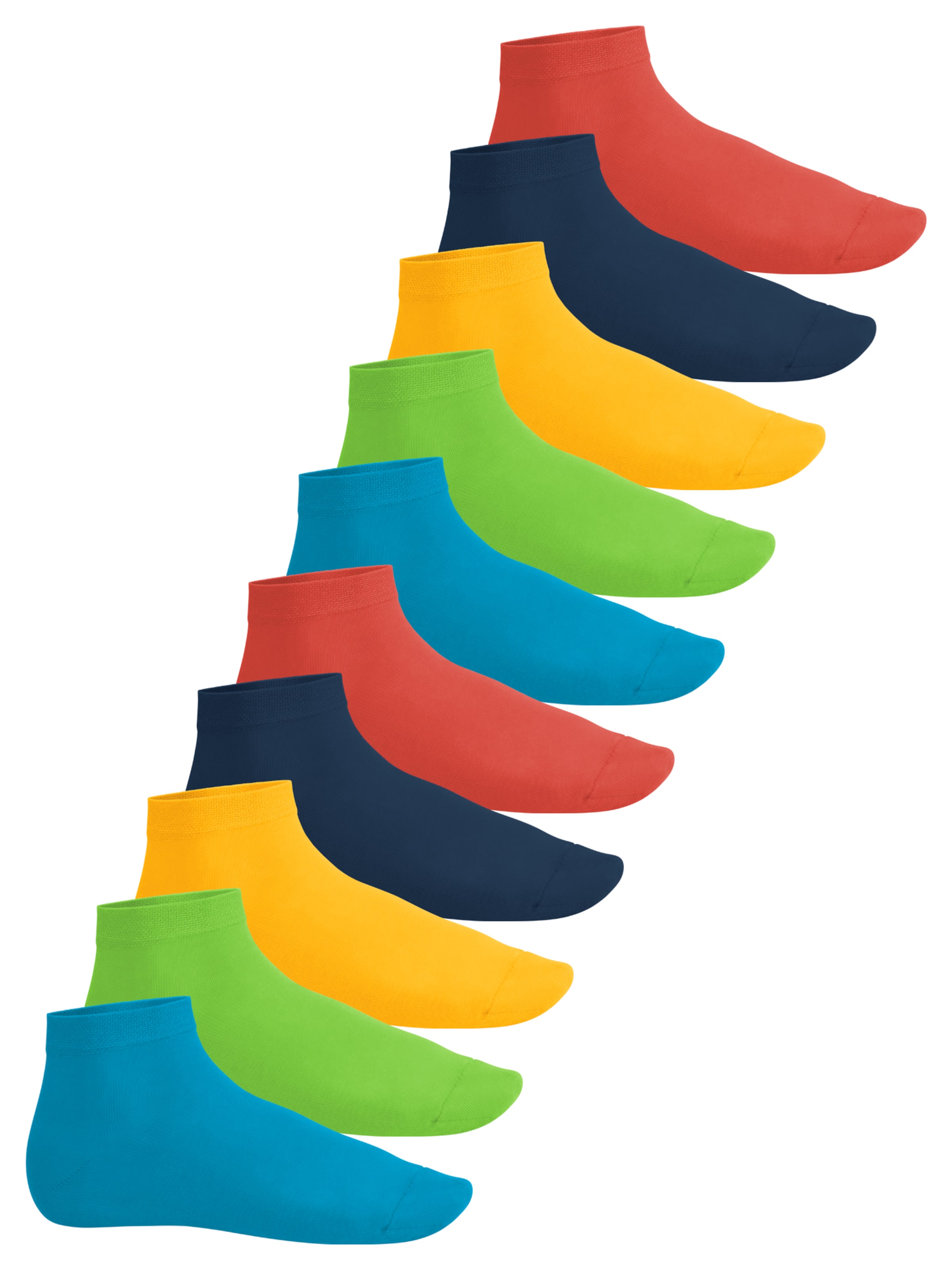 footstar Socken 'EVERYDAY!'‌‌‌ in Blau: Vorderseite