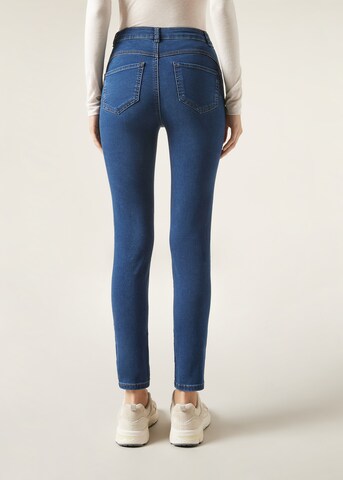 CALZEDONIA Skinny Jeans in Blau