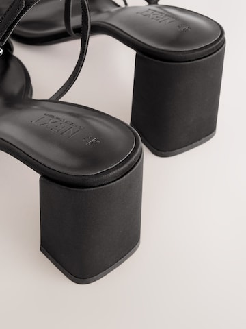 Next - Sandalias con hebilla 'Forever Comfort' en negro