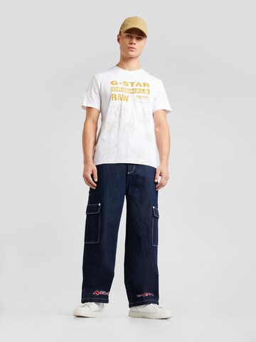 G-Star RAW Μπλουζάκι 'Palm' σε λευκό