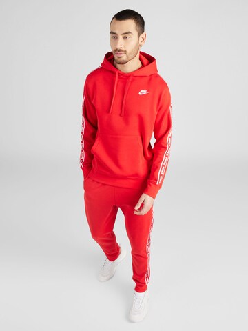 Nike Sportswear Sweatsuit 'CLUB FLEECE' in Red