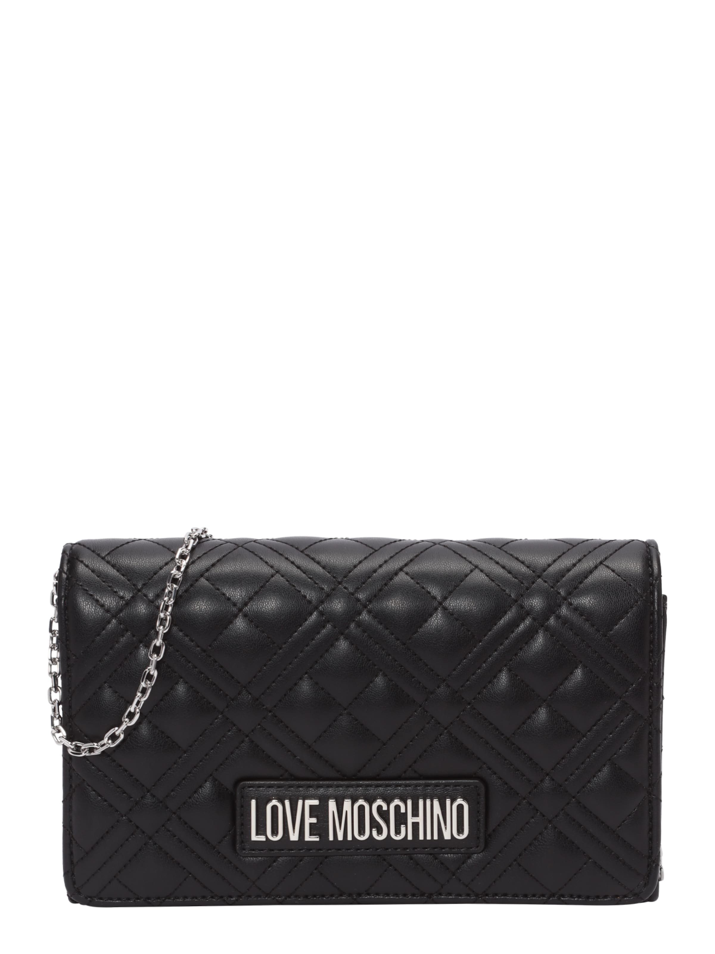 Borsa a tracolla di Love Moschino in nero: frontale