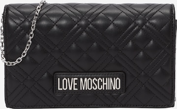 melns Love Moschino Pleca soma: no priekšpuses