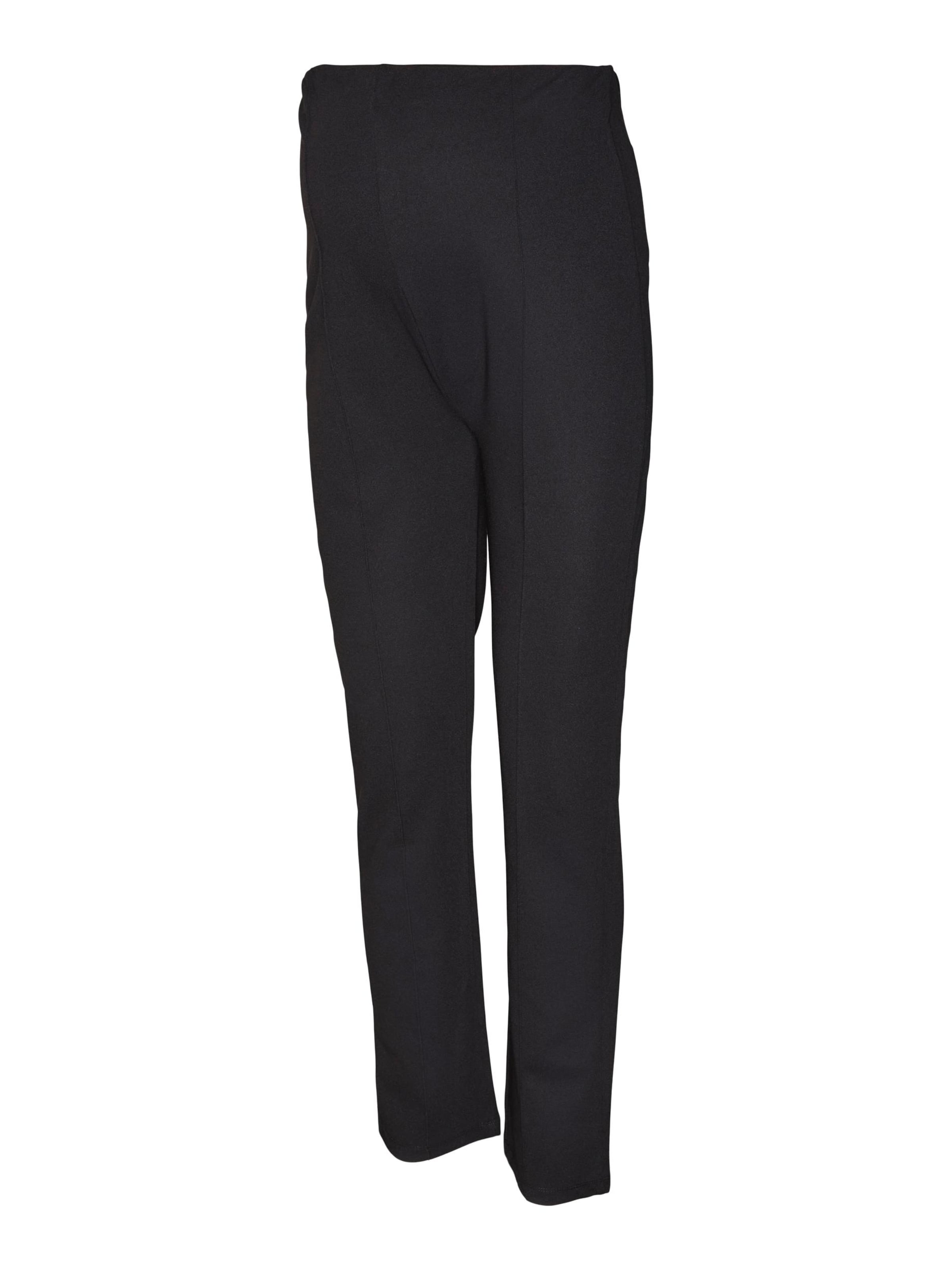 MAMALICIOUS Regular Панталон 'Ellen' в черно: отпред