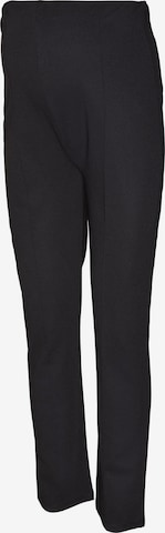 MAMALICIOUS Normalny krój Spodnie 'Ellen' w kolorze czarny: przód