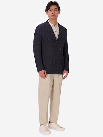 Distretto12 Regular fit Business-colbert 'Narciso' in Blauw