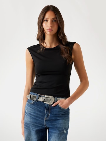 GUESS Top in Black: front