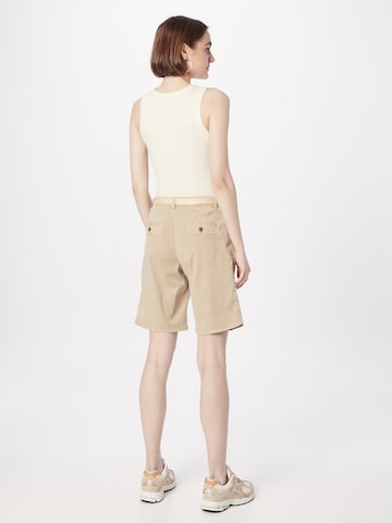 ESPRIT Loosefit Chinobyxa i beige