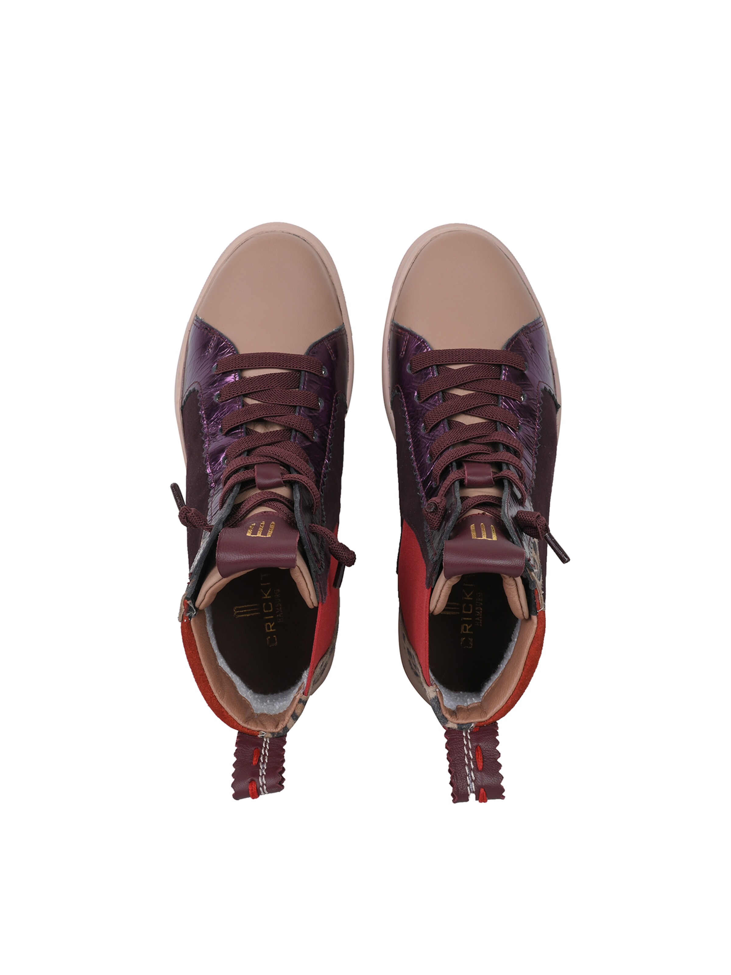 Crickit Sneakers hoog ' SOLE ' in Beige