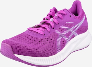 Chaussure de course 'PATRIOT 13' ASICS en rose : devant