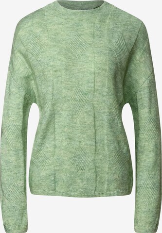 STREET ONE Pullover i grøn: forside