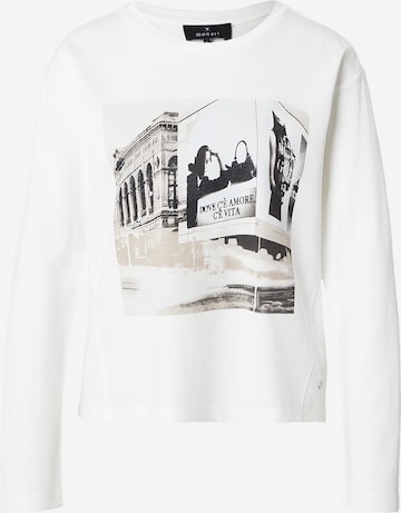 balta monari Marškinėliai: priekis