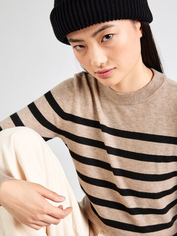 VILA Sweater 'VIKERRY' in Beige