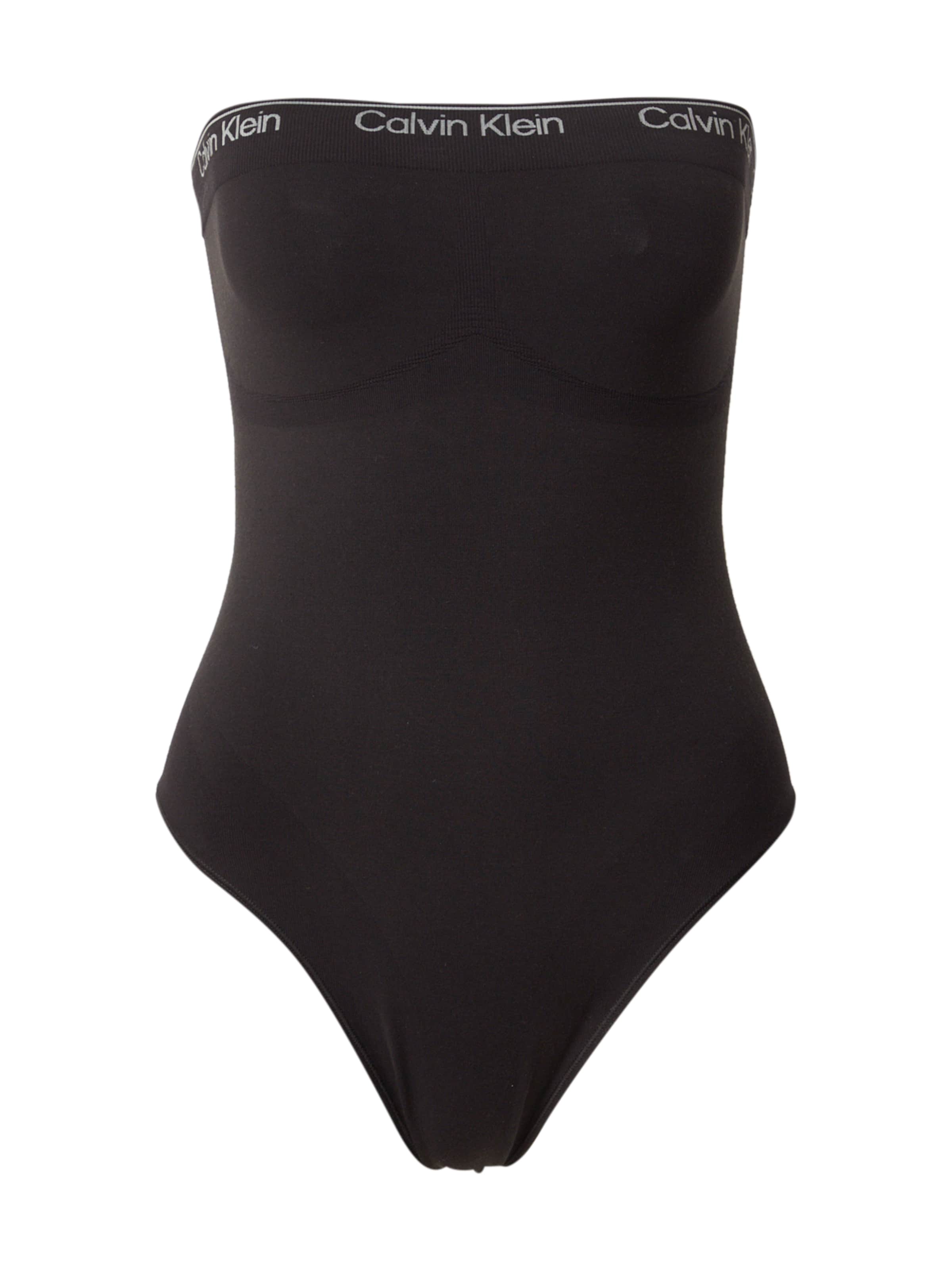 Calvin Klein Underwear Κορμάκι-μπλουζάκι σε μαύρο: μπροστά