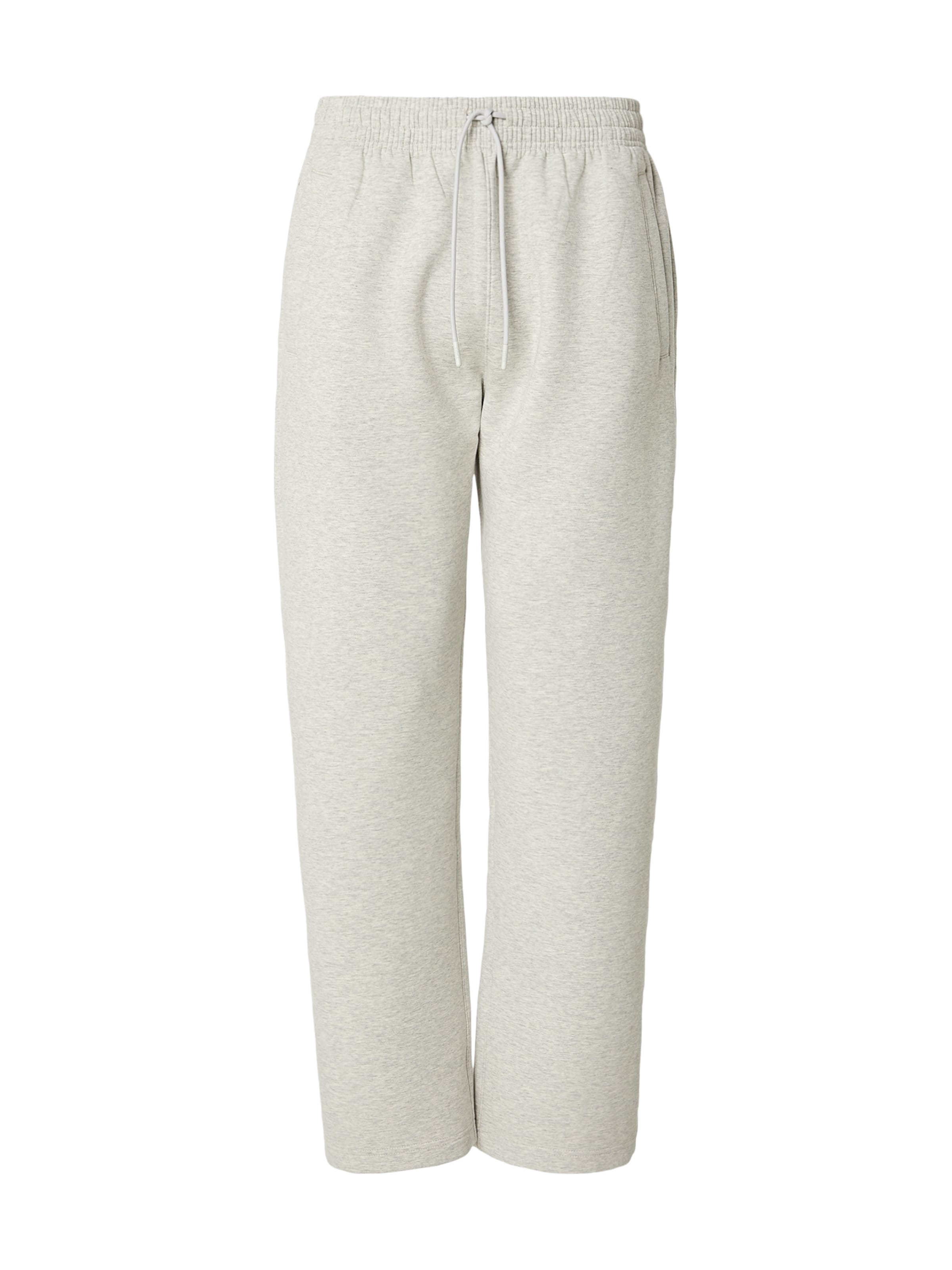 Abercrombie & Fitch Широка кройка Панталон в сиво: отпред