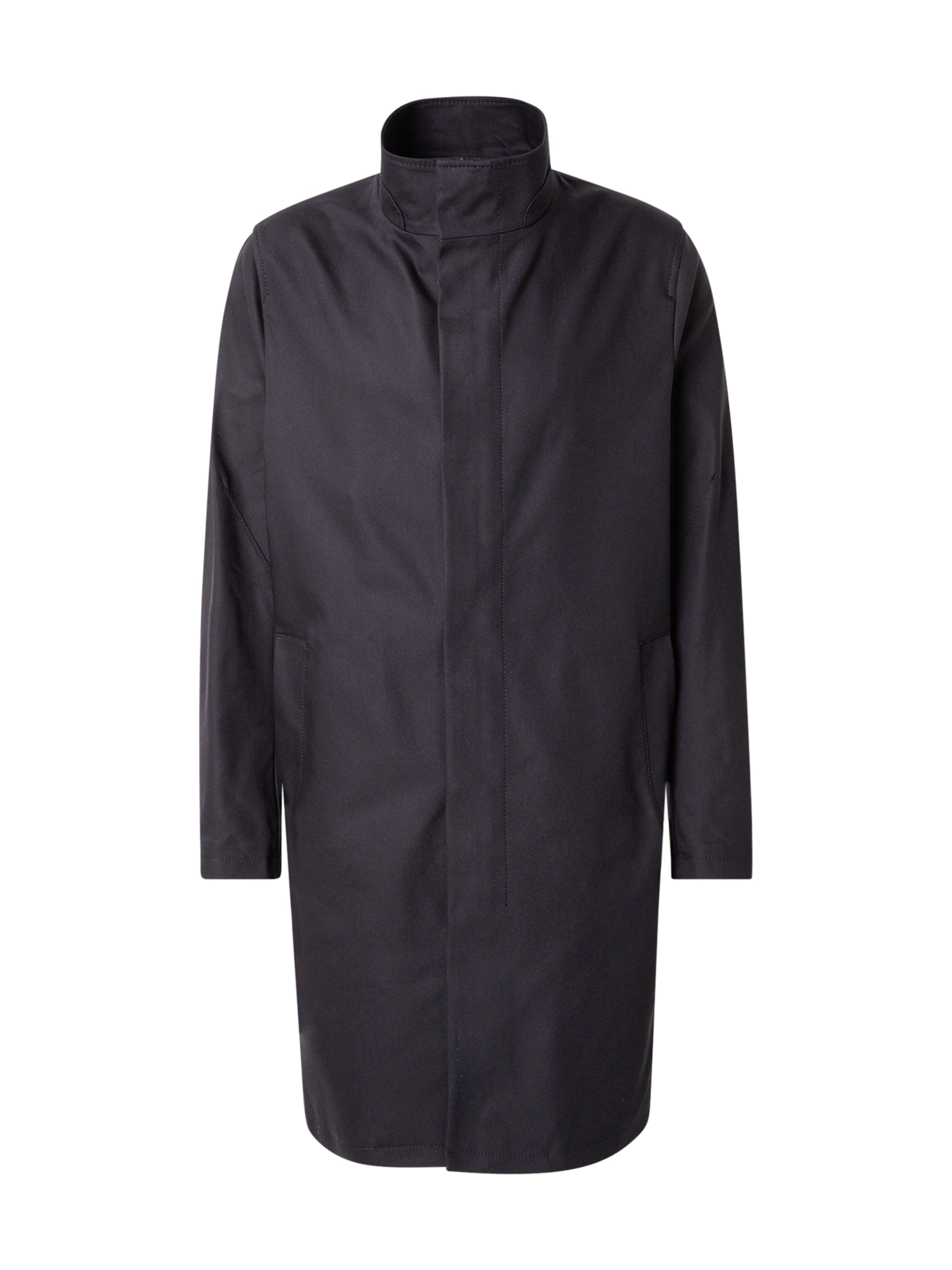 DRYKORN Ανοιξιάτικο και φθινοπωρινό παλτό 'NAUKAN' σε μαύρο: μπροστά