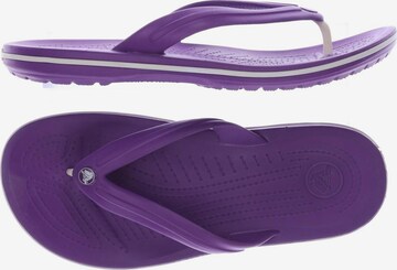 Crocs Sandalen 39 in Lila: predná strana