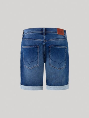 Pepe Jeans Regular Shorts 'GYMDIGO' in Blau