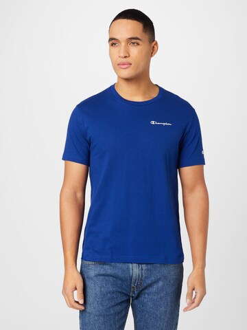 Champion Authentic Athletic Apparel - Camisa em azul: frente