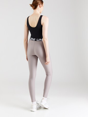 UNDER ARMOUR Skinny Sports trousers 'Authentics' in Grey
