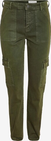 Coupe slim Jeans cargo 'Moni' Noisy may en vert : devant