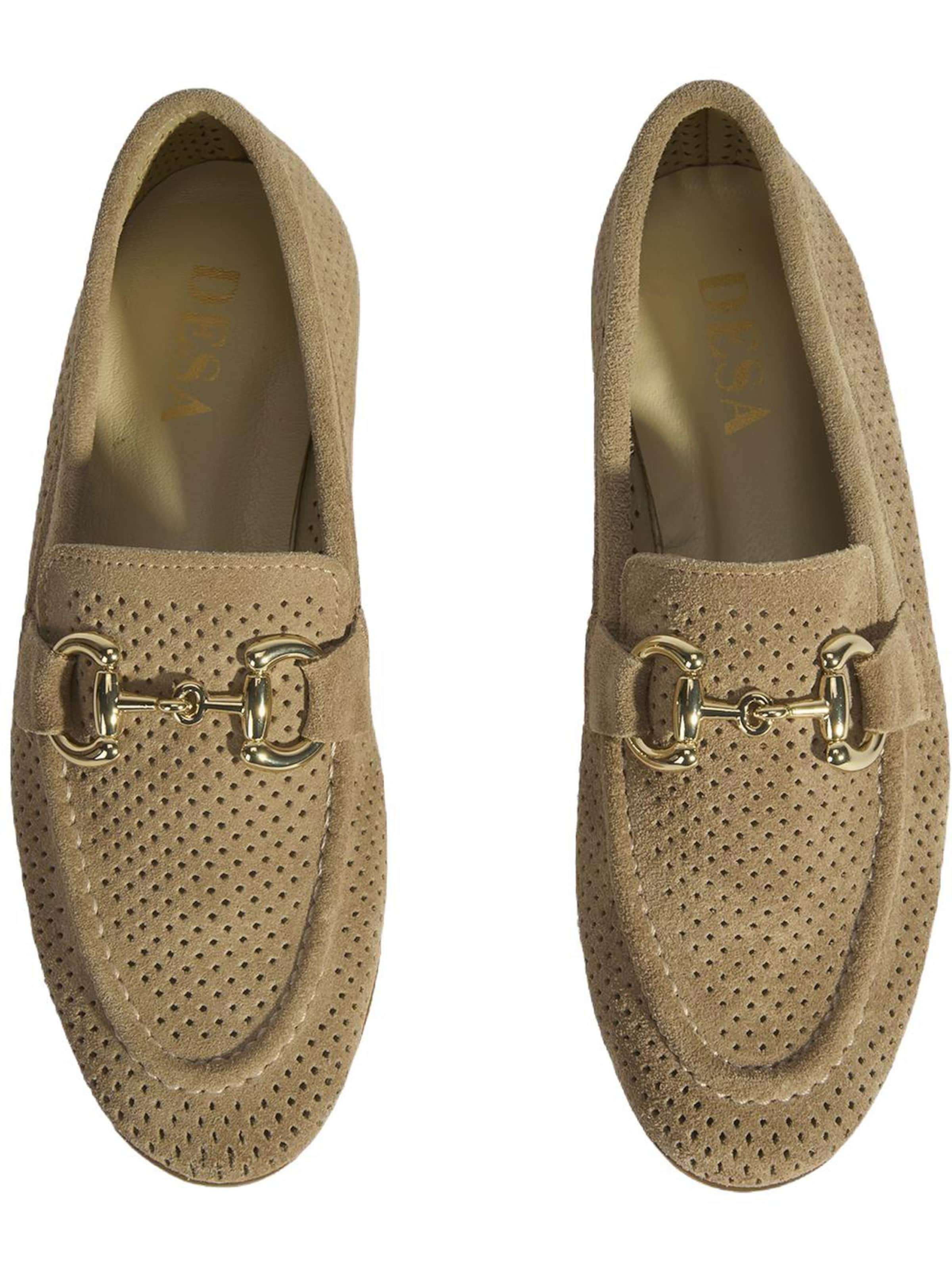 Desa Mokassin 'Slip-Ons'‌‌ in Beige