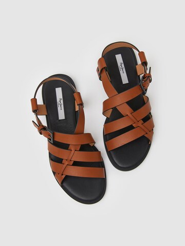 Pepe Jeans Sandals 'HAYES ROME' in Brown