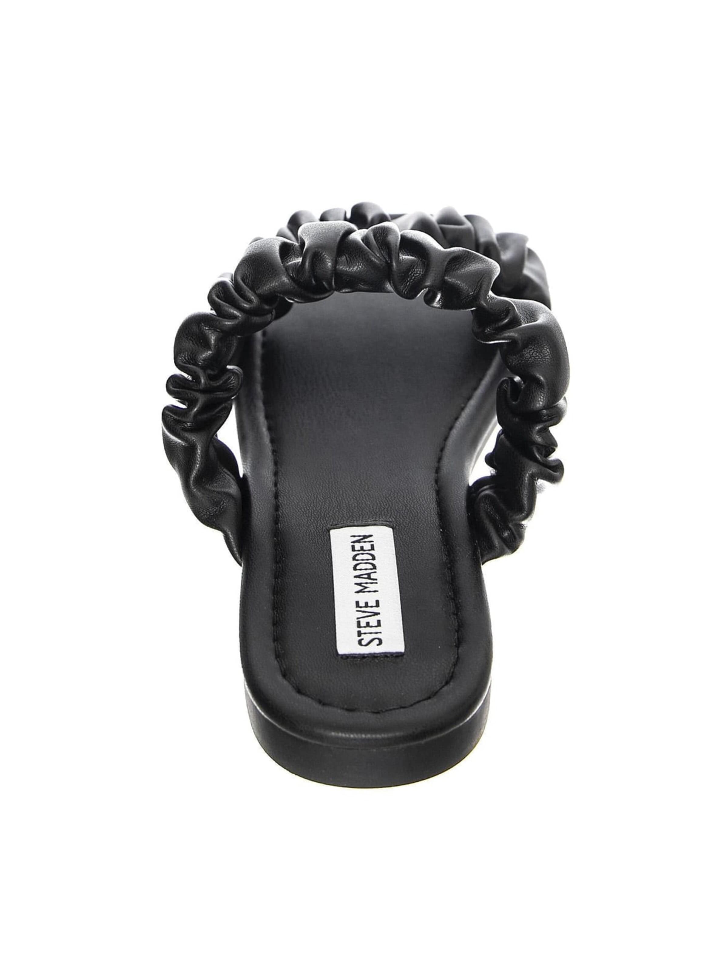STEVE MADDEN Klapki 'W' Abloom Black Sandals' w kolorze czarny