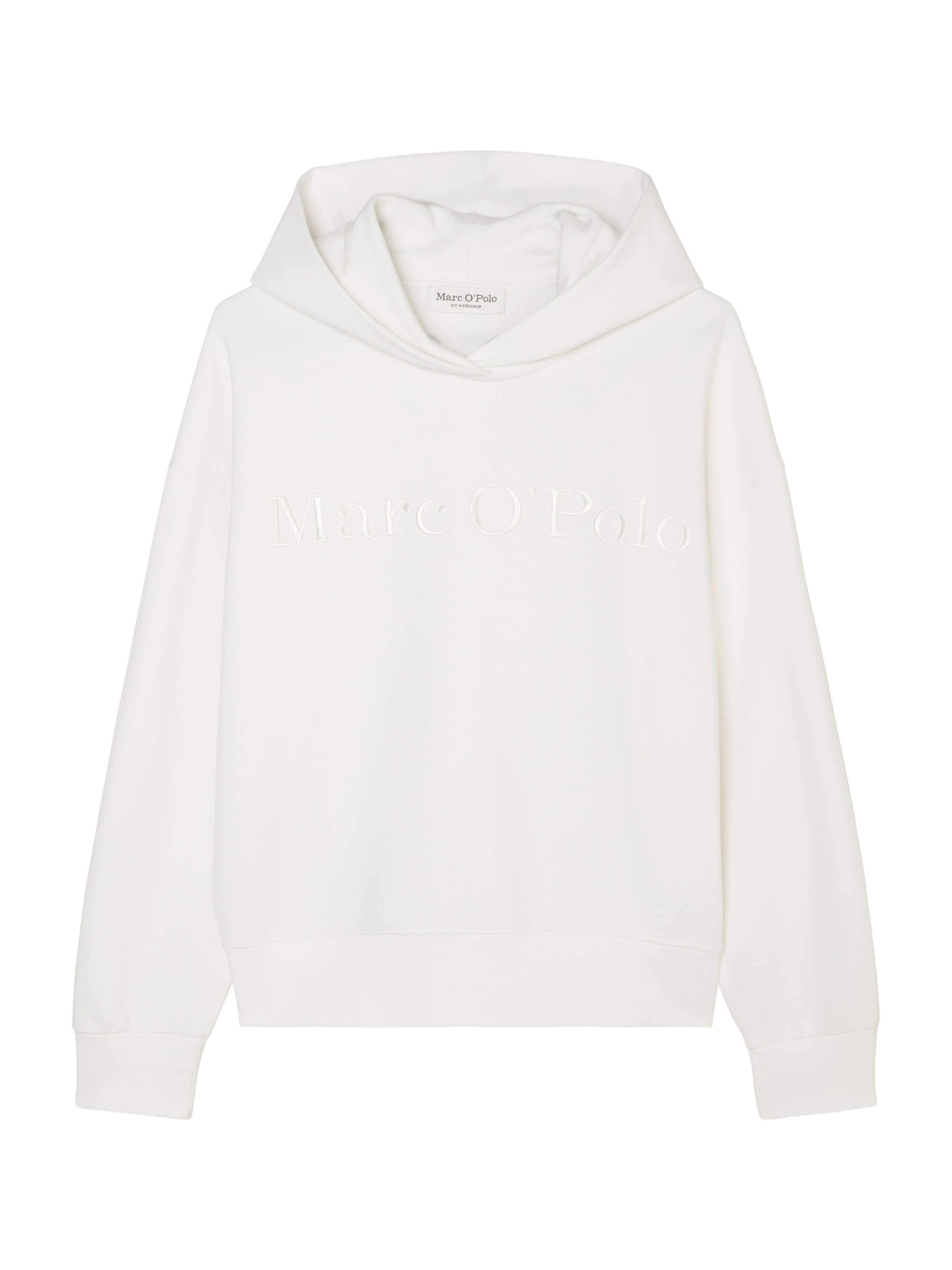 Marc O'Polo Sweatshirt in White: front