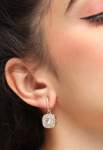 SOHI Earrings 'Carlisa' in Gold