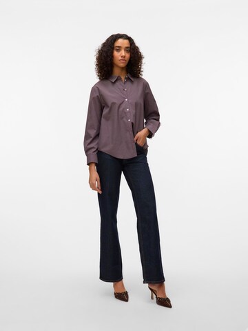 Chemisier 'VMNicola' VERO MODA en rouge