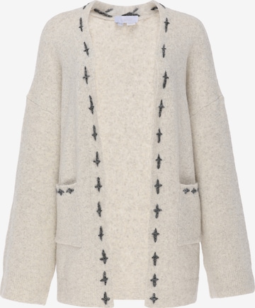 usha WHITE LABEL - Cárdigan en beige: frente