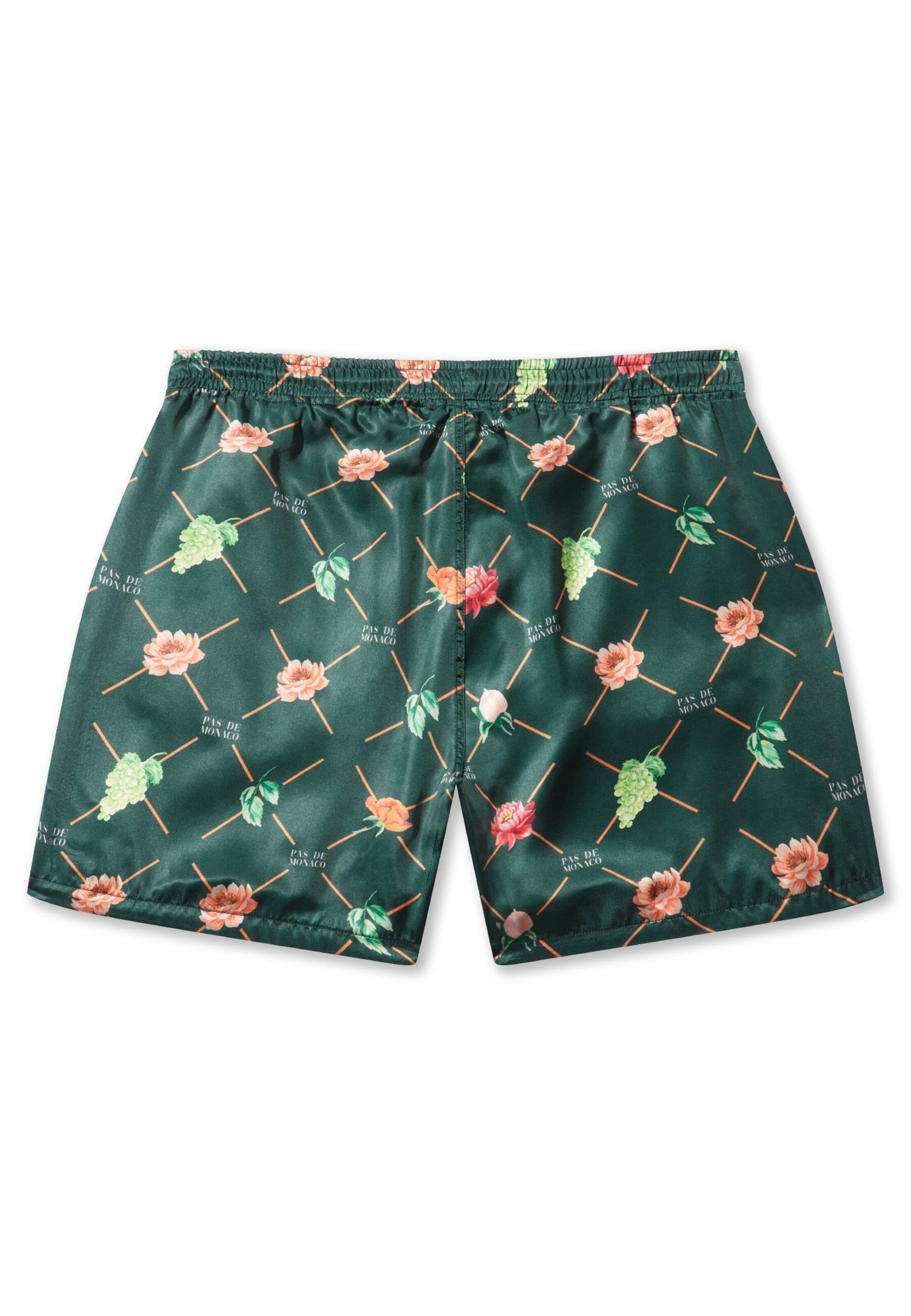 Pas De Monaco Regular Pants 'FRUIT MONOGRAM' in Green
