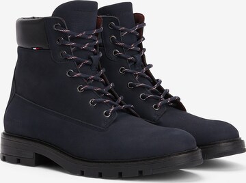 TOMMY HILFIGER Lace-Up Boots in Blue