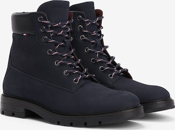 TOMMY HILFIGER Schnürboots in Blau