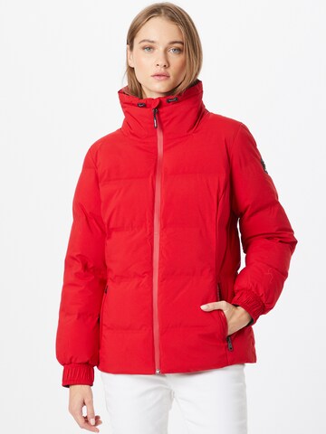 KILLTEC - Chaqueta de montaña en rojo: frente