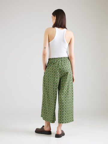Weekend Max Mara Wide leg Παντελόνι 'VIRGIN' σε πράσινο