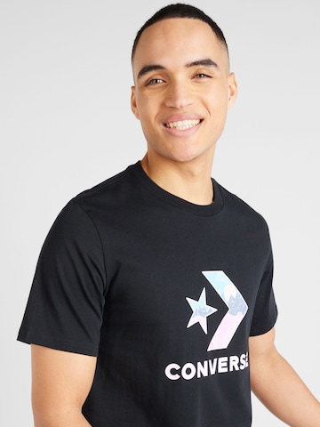 CONVERSE Shirt 'STAR CHEV' in Zwart