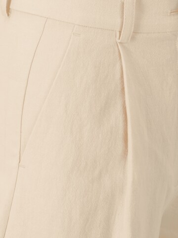 évasé Pantalon à pince Selected Femme Tall en beige