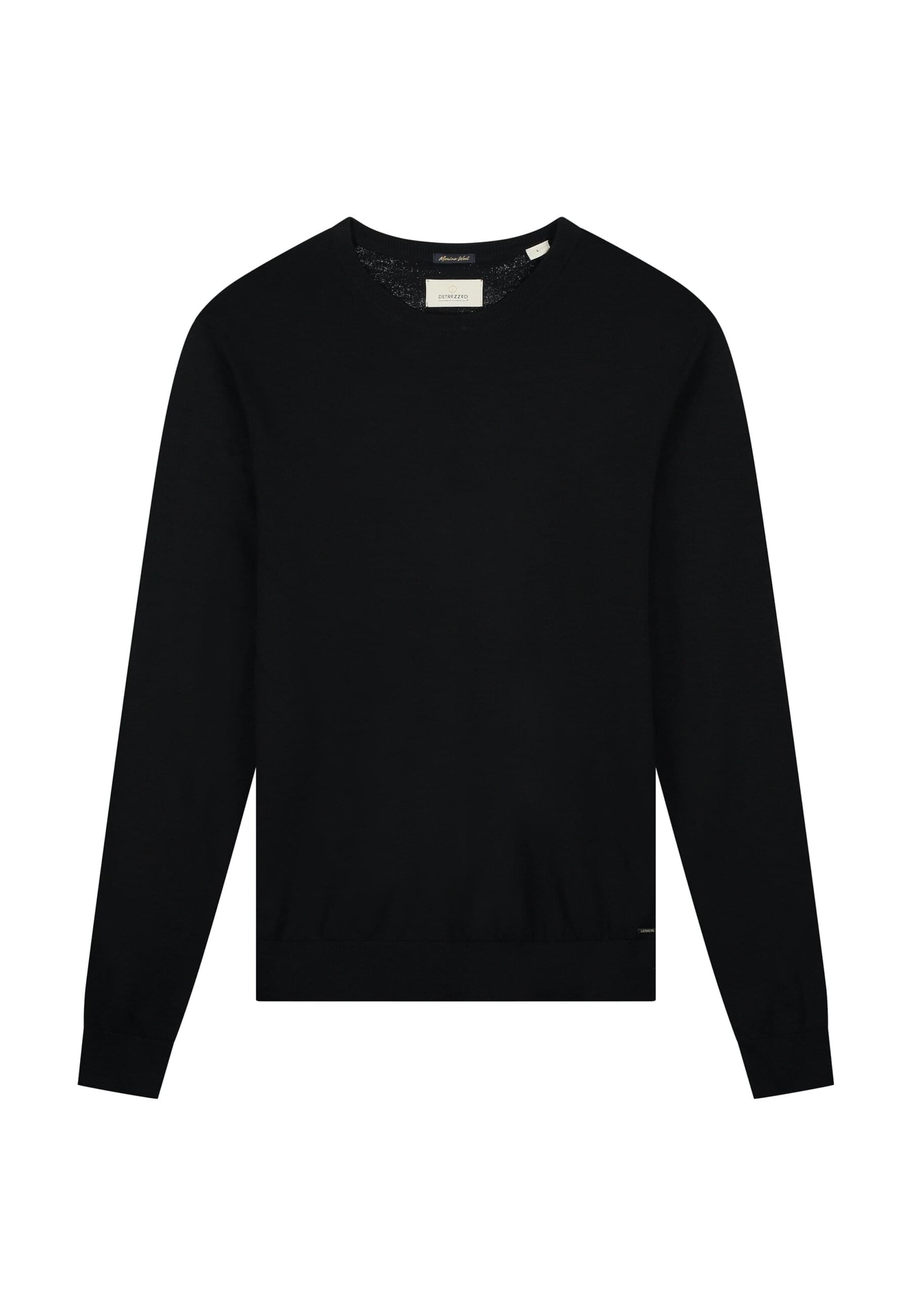 Dstrezzed Pullover 'Destin' in Schwarz: Vorderseite