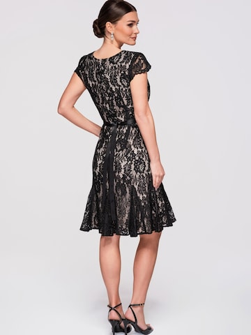 Ombre Kleid‌‌‌‌ in Schwarz